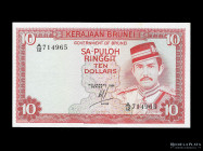 Brunei. 10 Ringgit 1981. Pick 8a