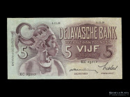 Indias Holandesas. 5 Gulden 1936. Pick 78a