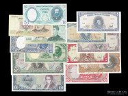 Chile. Lote x 13 billetes diferentes