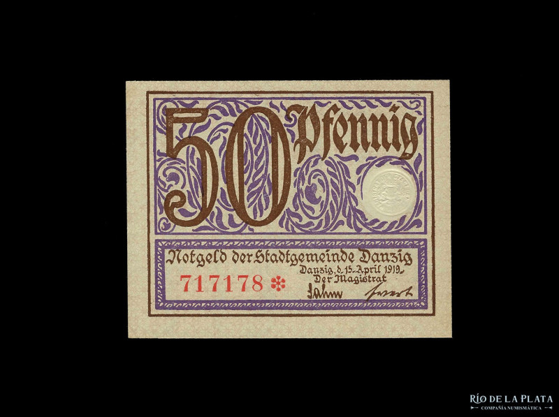 Danzig. 50 Pfennig 1919. Pick 11 (UNC)

USD 15 - 30

Nota: Al precio de mart...