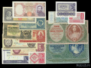 EUROPA. Lote x 14 billetes diferentes
