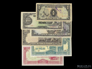 Filipinas. Lote x 6 Ocupacion Japonesa 1942-1945