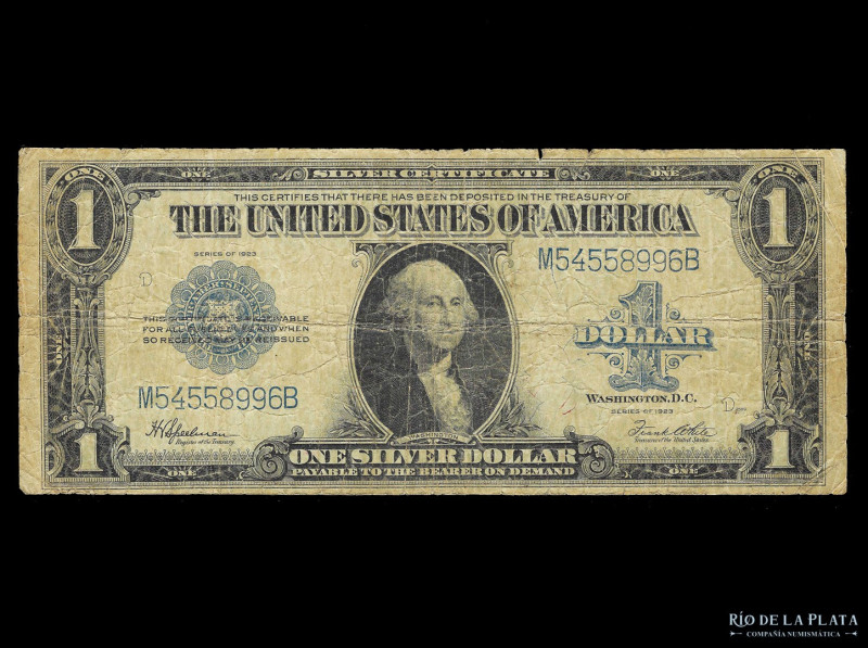 USA. Silver Certificate. 1 Dollar 1923. Pick 342 (F)

USD 10 - 20

Nota: Al ...