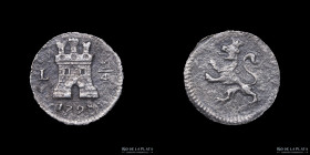 Lima. Carlos IV. 1/4 Real 1798 L. KM102.2