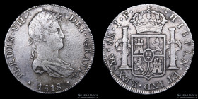 Lima. Fernando VII. 8 Reales 1818 JP. KM117