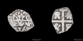 Potosi. Felipe V. 1/2 Real 1716. Macuquina. CJ 37.16