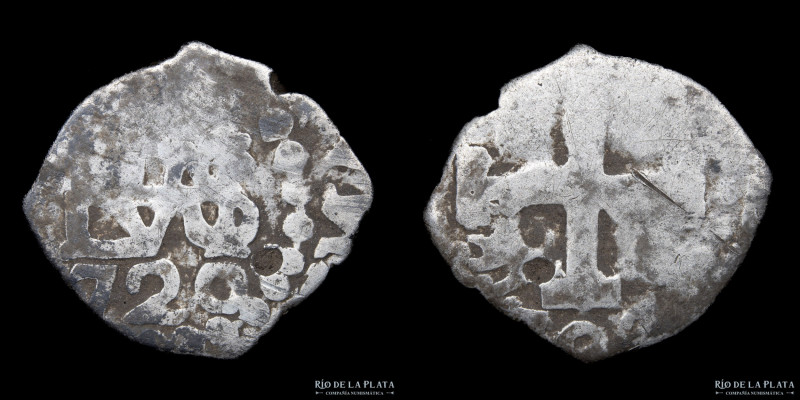 Potosí. Felipe V (1700-1746) 1/2 Real 1720. Macuquina. Plata 930; 17mm; 1.32g. C...