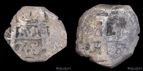 Potosi. Carlos III. 1 Real 1763 VY.  Macuquina. CJ 56.4