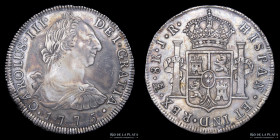 Potosi. Carlos III. 8 Reales 1775 JR. CJ 63.3