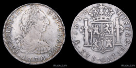 Potosi. Carlos III. 8 Reales 1776 JR. CJ 63.4