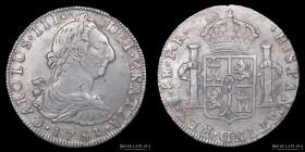 Potosi. Carlos III. 8 Reales 1781 PR. CJ 63.10.3