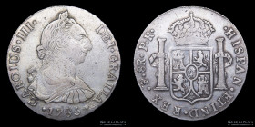 Potosi. Carlos III. 8 Reales 1785 PR. CJ 63.14