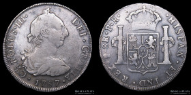 Potosi. Carlos III. 8 Reales 1787 PR. CJ 63.16