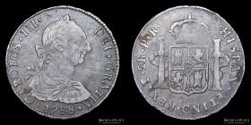 Potosi. Carlos III. 2 Reales 1788 PR. CJ 65.17