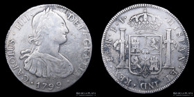 Potosi. Carlos IV. 8 Reales 1799 PP. CJ 76.11