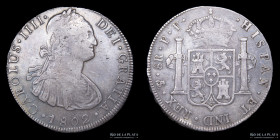 Potosi. Carlos IV. 8 Reales 1802 PP. CJ 76.14