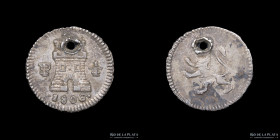 Potosi. Carlos IV. 1/4 Real 1806 CJ 81.13