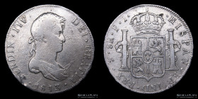 Potosi. Fernando VII. 8 Reales 1813 Variante IIV. CJ 86.3.2