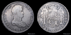 Potosi. Fernando VII. 8 Reales 1816 PJ. CJ 86.6
