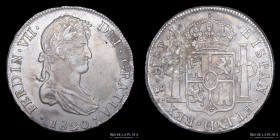 Potosi. Fernando VII. 8 Reales 1820 PJ CJ 86.10