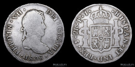 Potosi. Fernando VII. 2 Reales 1808 PJ. CJ 88.1