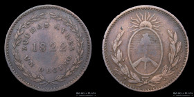 Argentina. Buenos Aires. 1 Decimo 1822. CJ 1