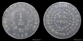 Argentina. Buenos Aires. 1 Real 1840. CJ 16
