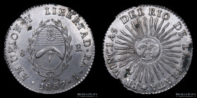 Argentina. La Rioja. 8 Reales 1837 RA P. CJ 38