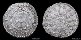 Argentina. Cordoba. 1 Real 1841 JPP. CJ 35.1.26