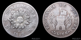Argentina. Cordoba. 8 Reales 1852. CJ 63
