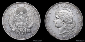 Argentina. 1 Peso 1883. Patacon. CJ 14