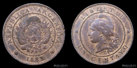 Argentina. 1 Centavo 1883. CJ 39