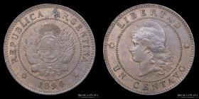 Argentina. 1 Centavo 1894. CJ 49