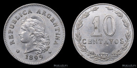 Argentina. 10 Centavos 1899. CJ 93