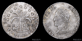 Bolivia. 8 Soles 1863 FP. KM138.6