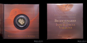 Bolivia. Blister. 2010. Bicententenario de la Insurgencia Valluna. BCB