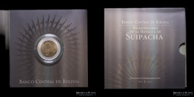 Bolivia. Blister. 2010. Bicentenario de la Batalla de Suipacha. BCB