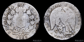 Chile. 1 Real 1843 IJ. KM94.1