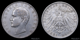 Bavaria. Otto. 3 Mark 1910 D. KM998