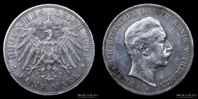 Prussia. Wilhem II. 5 Mark 1903 A. KM523