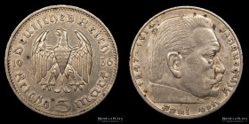 Alemania. III Reich. 5 Reichsmark 1936 A. KM86