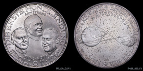 Alemania. Conmemorativa Apollo 11. Primer Alunizaje. Plata 1000