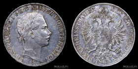 Austria. Francis Joseph I. 1 Vereinsthaler 1864B. KM2244