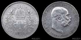 Austria. Francis Joseph I. 1 Corona 1915. KM2820