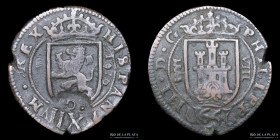 España. Felipe IV. 12 Maravedis 1641 resello Granada