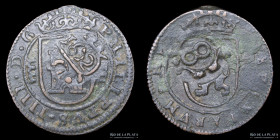 España. Felipe IV. 8 Maravedis 1652 resello Granada