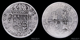 España. Felipe V. 2 Reales 1724 A. Madrid KM296