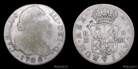 España. Carlos III. 2 Reales 1788 M. Madrid KM412.1