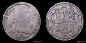 España. Carlos IV. 8 Maravedis 1799. KM428