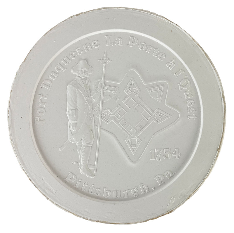 Mercanti, John M. ORIGINAL PLASTER MODELS FOR BOTH SIDES OF THE MEDAL STRUCK FOR...